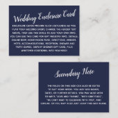 Carte D'accompagnement Polyvalent Personnalisé Simple do-it-yourself Mari (Devant / Derrière)