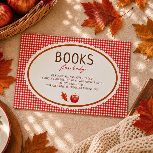 Carte D'accompagnement Pomme De Nos Yeux Livres Pour Bébé Cadeau Baby Sho
