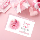 Carte D'accompagnement Pop Pake Rose Baby shower Déchets Raffle