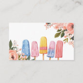Carte D'accompagnement Popsicle Ready to Pop Baby shower Livres pour bébé (Dos)