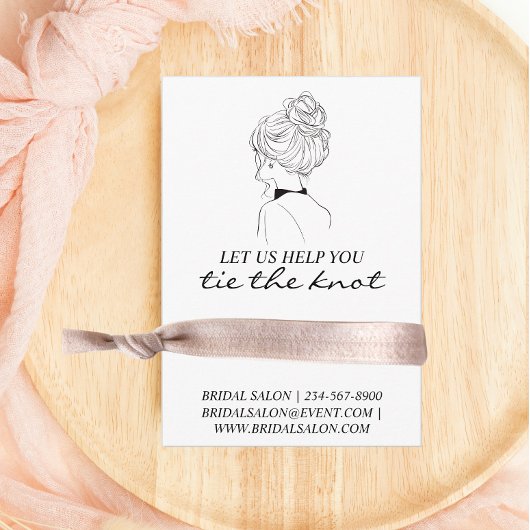 Carte D'accompagnement Porte-Élastique à cheveux promotionnel du spectacl