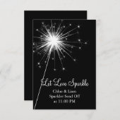 Carte D'accompagnement Porte-étincelles (noir) (Devant / Derrière)