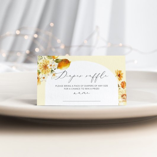 Carte d'accompagnement pour billet de tombola de c