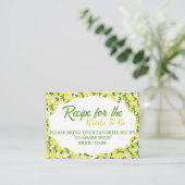 Carte d'accompagnement pour la douche de mariage a (Debout devant)