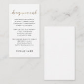 Carte d'accompagnement pour le fonds de lune de mi (Devant / Derrière)