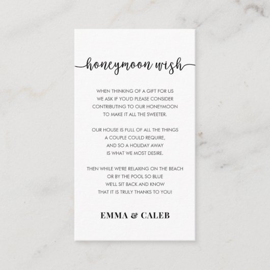 Carte d'accompagnement pour le fonds de lune de mi (Devant)