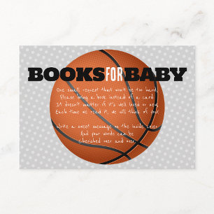 Carte d'accompagnement pour livres de basketball p