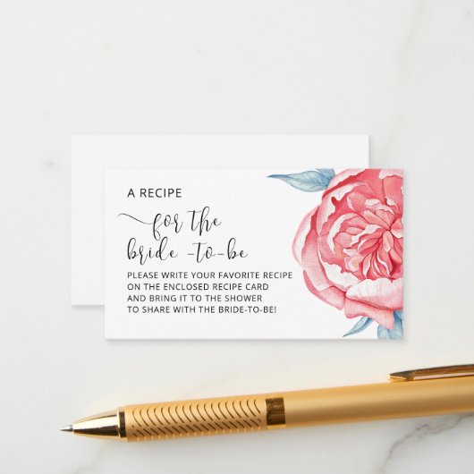 Carte d'accompagnement pour une fête de mariage. (Devant/Arrière en situation)