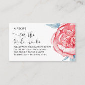 Carte d'accompagnement pour une fête de mariage. (Devant)