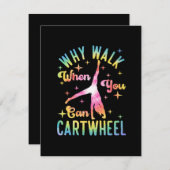 Carte D'accompagnement Pourquoi Marcher Quand Vous Pouvez Carrousel (Devant / Derrière)