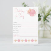 Carte D'accompagnement Prédictions pour la petite fille (Debout devant)