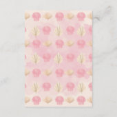 Carte D'accompagnement Prédictions pour la petite fille (Dos)