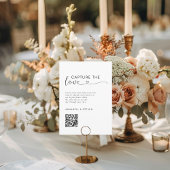 Carte D'accompagnement Prenez l'amour ! Photo, QR-Code, Mariage