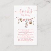 Carte D'accompagnement Preppy Golf fille porte-linge livres pour bébé (Devant)