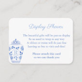 Carte D'accompagnement Preppy Monogram Ginger Jar Mariage écran douche (Devant)