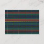 Carte D'accompagnement Preppy Plaid Teddy Bear Book Request (Dos)