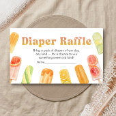 Carte D'accompagnement Prêt à éclore Popsicle Baby Shower Tirage de Couch