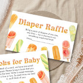 Carte D'accompagnement Prêt à éclore Popsicle Baby Shower Tirage de Couch