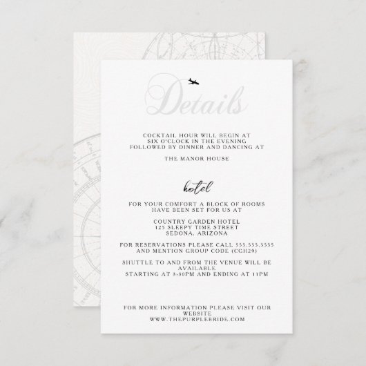 Carte D'accompagnement Prêt pour le décollage (Devant / Derrière)