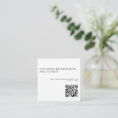 Carte D'accompagnement Prêt pour le décollage du Mariage de code QR (Debout devant)