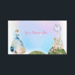 Carte D'accompagnement Princess Birthday Kids<br><div class="desc">Il était une fois une petite princesse se tournait...  Ligne d'anniversaire qui peut être modifiée. Invitations et autres offres de fête d'anniversaire... Joyeux anniversaire!</div>