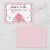 Carte D'accompagnement Princess Carriage Bébé Fille Refroidissement Bille (Devant / Derrière)