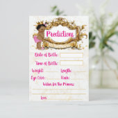 Carte D'accompagnement Princesse africaine|Prédictions rose vif et or (Debout devant)