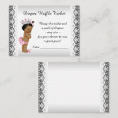 Carte D'accompagnement Princesse Bébé Fille Déchets Billet (Devant / Derrière)