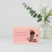 Carte D'accompagnement Princesse ethnique au téléphone Chevrons Déchets R (Debout devant)