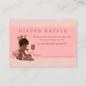 Carte D'accompagnement Princesse ethnique au téléphone Chevrons Déchets R (Dos)