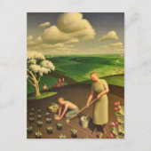 Carte D'accompagnement Printemps dans le pays par Grant Wood (Devant)