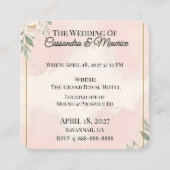 Carte D'accompagnement 🌸 PRINTEMPS — “Jardin Éthéré” (Devant)