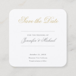 Carte D'accompagnement Professionnel de mariage minimaliste