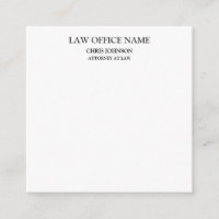 Profil d'affaires du procureur noir blanc