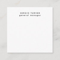 Profil professionnel minimaliste tendance