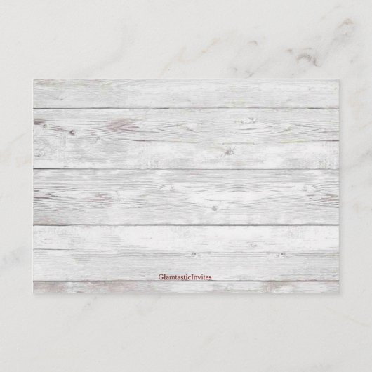 Carte D'accompagnement Puits de souhaits bohème rustique bottes western c (Dos)