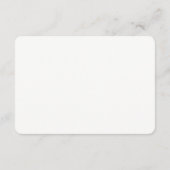 Carte D'accompagnement Puits de souhaits de mariage en or. Insert moderne (Dos)