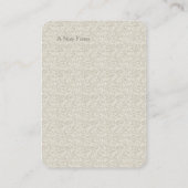 Carte D'accompagnement Puits de vœux de mariage sur la plage Sandy Glitte (Dos)