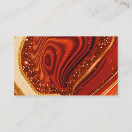 Carte D'accompagnement Puits d'hameçonnage Abstrait V1 Hot Orange ID827 (Dos)