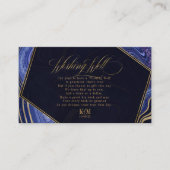 Carte D'accompagnement Puits d'hameçonnage Abstrait V1 Midnight ID827 (Devant)