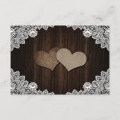 Carte D'accompagnement Purple Blue Floral Wedding Hotel Accommodation (Dos)