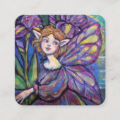 Carte D'accompagnement Purple Iris Pixie Girl (Devant)