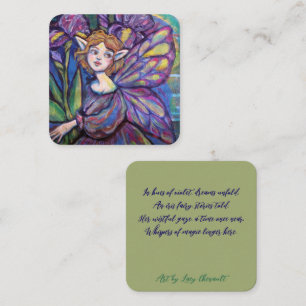 Carte D'accompagnement Purple Iris Pixie Girl