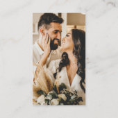 Carte D'accompagnement QR Code Aquarelle Blush Pink Floral Website RSVP (Dos)