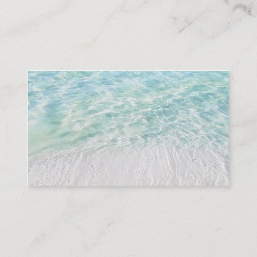 Carte D'accompagnement QR Code Beach Seaside String Lights Mariage Détail (Dos)