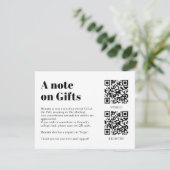 Carte D'accompagnement QR Code Collage Fund -cum-Thank You Grad (Debout devant)