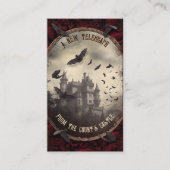 Carte D'accompagnement QR Code Détails de l'événement Site Web Château de (Devant)