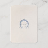 Carte D'accompagnement QR Code Site Mariage Info Art Nouveau (Dos)