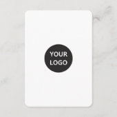 Carte D'accompagnement QR Code Site Web d'entreprise Me scanner Médias so (Dos)