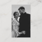 Carte D'accompagnement QR Code sombre Moody Peony Mariage gothique RSVP (Dos)